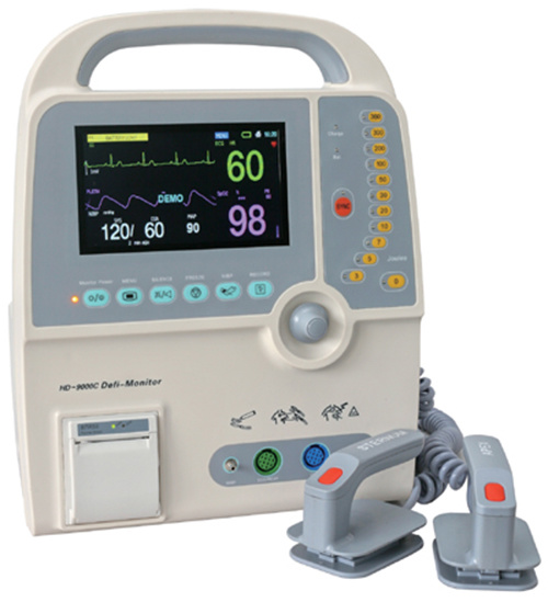Defibrillator Medical Equipments (Am-9000c) Monophasic & (Am-8000c) Biphasic Defibrillator