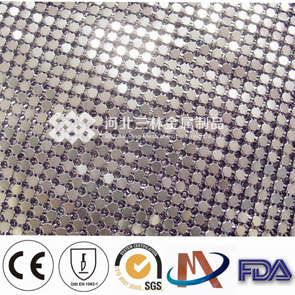Decorative Metal Fabric Metallic Cloth
