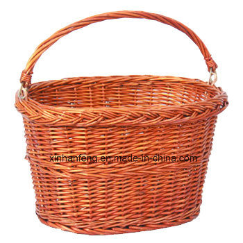 Willow Bike Baskets with Folded Handle (HBK-122)
