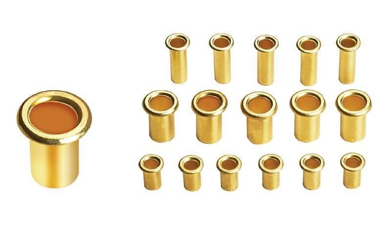 Motorcycle Parts Gold Plated Hardware Button Head Rivet