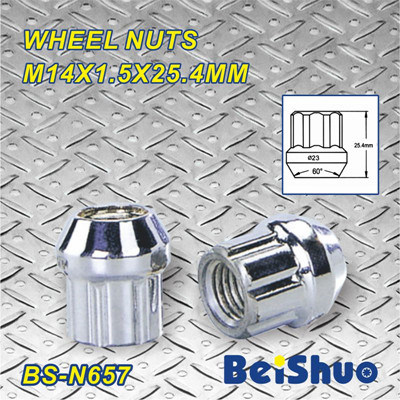 BS-N657 Wheel Nut Chrome Surface, Auto Parts, Fastener