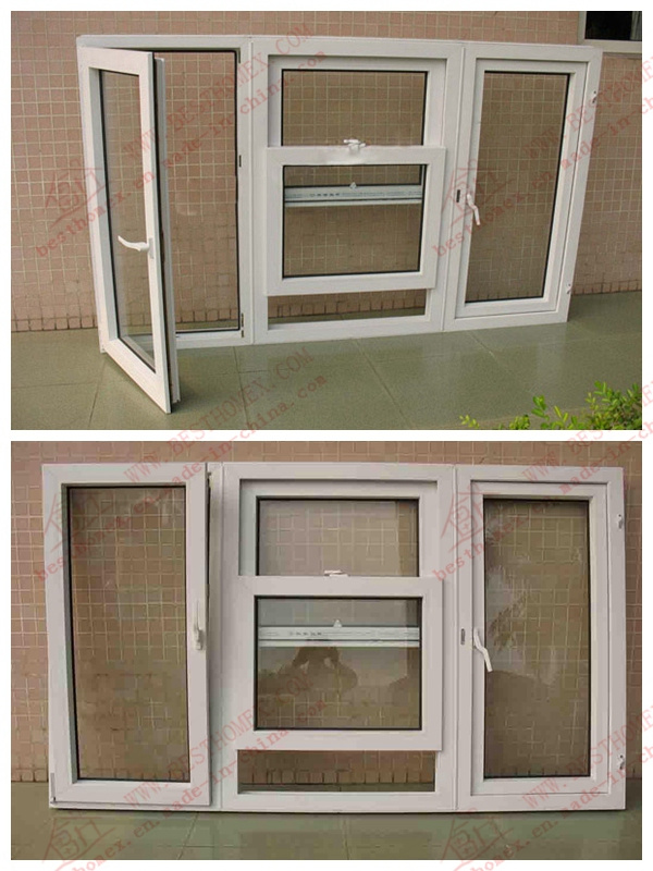 PVC Tilt and Turn Combining Vertical Sliding Windows (BHP-TT04)