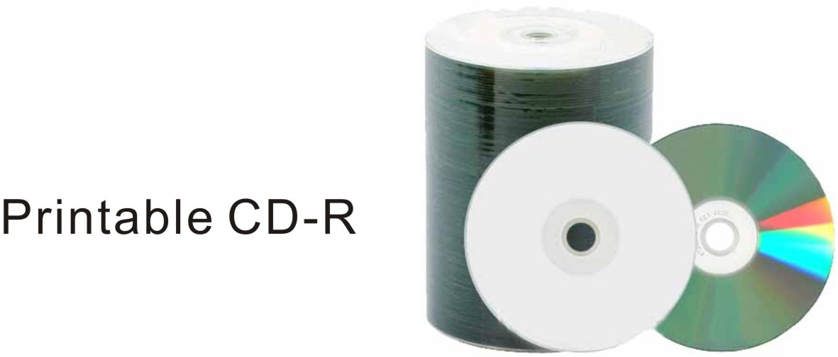 Gold Printing 700MB 52X Clean Green Color Shiny Blank CD-R