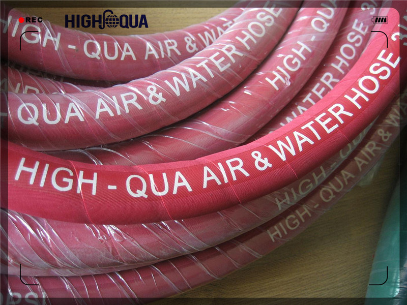 Wrapped Surface Textile Reinforced Rubber Water Hose