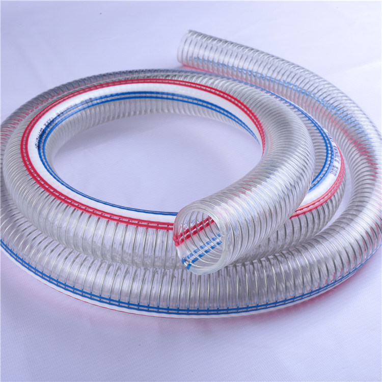 7/8 Inch Flexible PVC Wire Reinforced Drain Hose