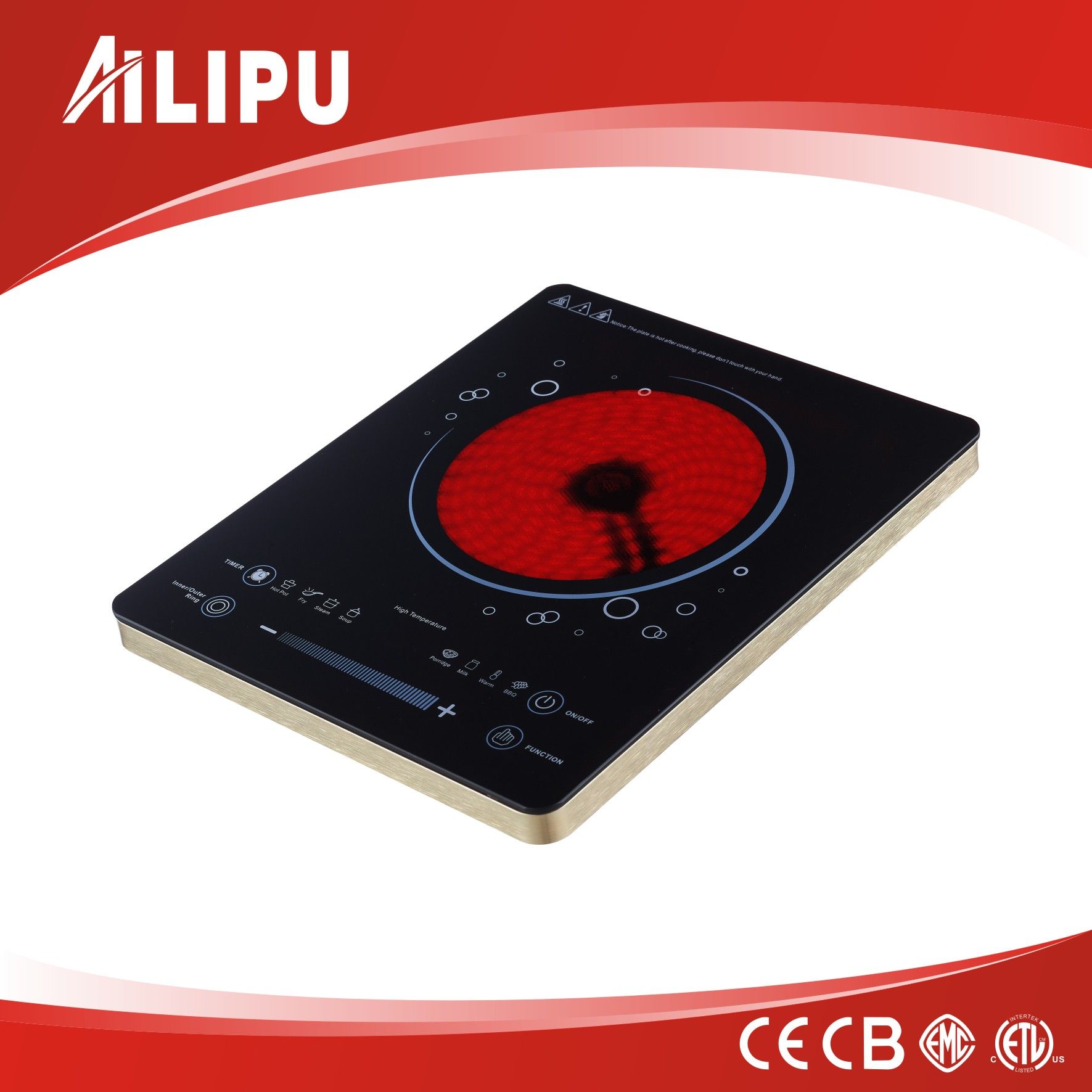 CB CE EMC Certification Infrared Cooker for Korea Sm-Dt210