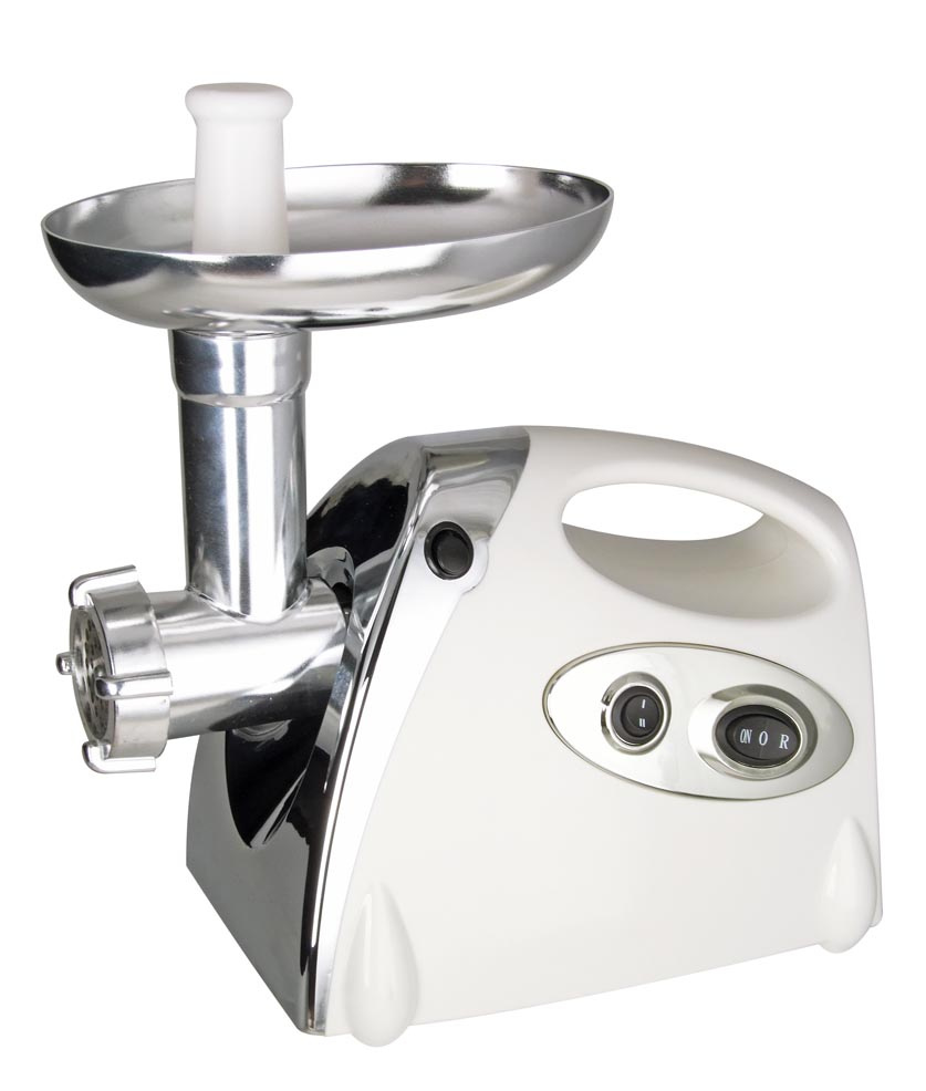 Electric Meat Grinder with Competitive Price, Reversible Function, Aluminum Meat Filling Pan