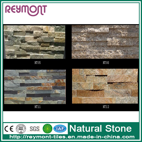 Rough Stone Interior Wall Tile Background Decoration