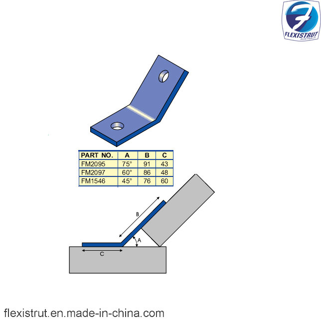 Angular Fitting for Channel (FM2095, FM2097, FM1546)