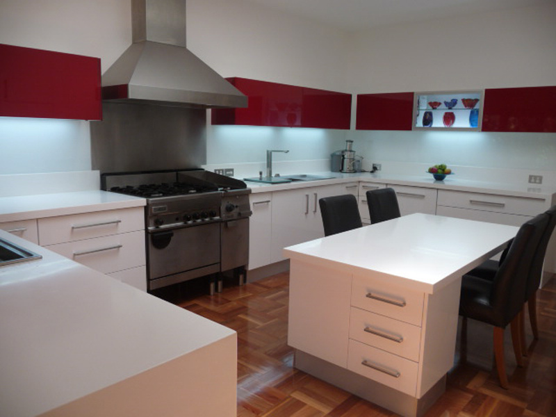 Lacquer MDF Australia Style (BR-L009) Kitchen Cabinet