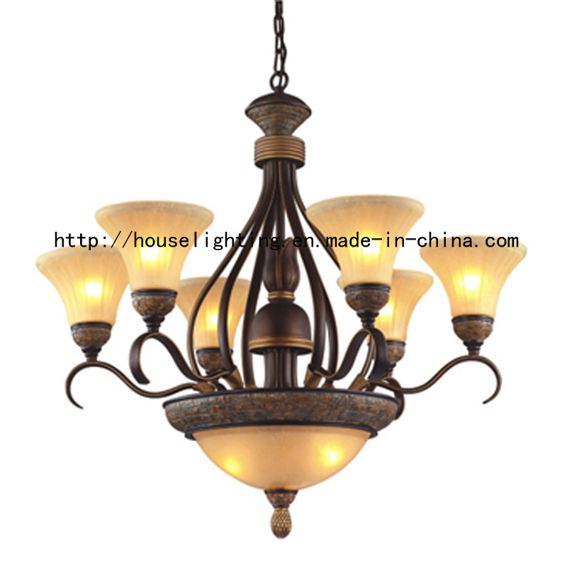 Antique Chandelier / Steel Chandelier Lamp (CH-850-5212Bx(6+3))