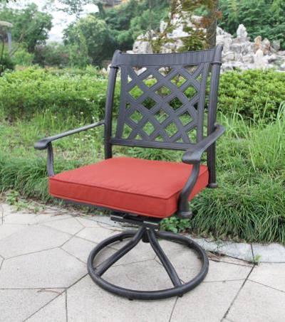 Outdoor Patio Garden Swivel Chair Aluminum Furniture