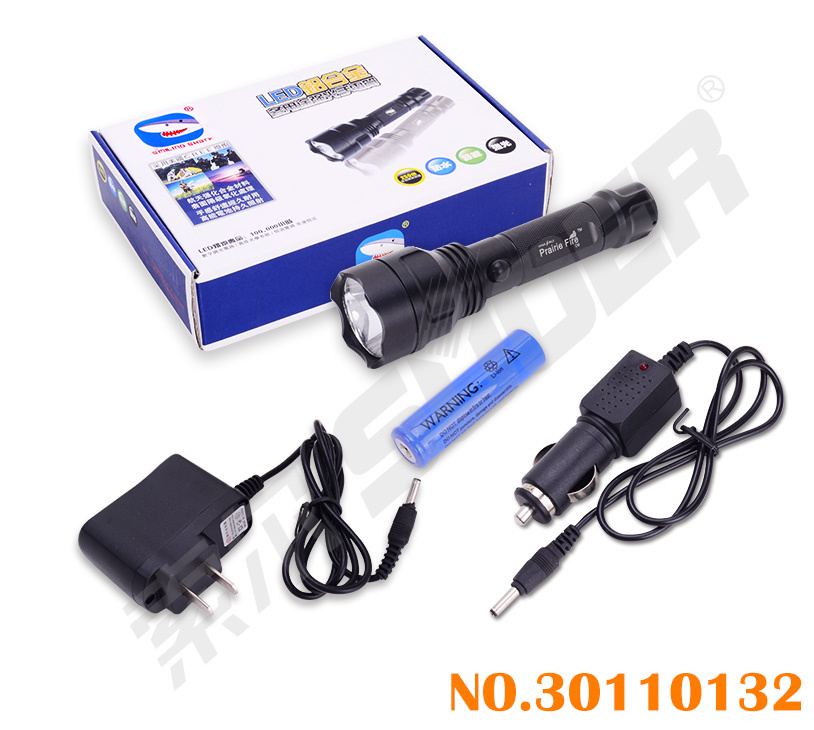 Factory Price Rechargeable Flashlight Aluminium Alloy LED Torch (Torch-D8)