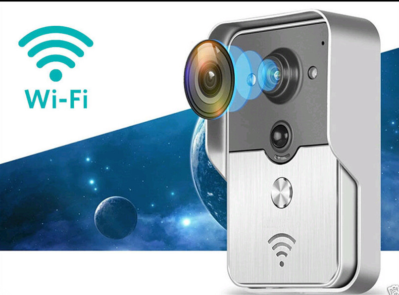 2.4G WiFi Transmission Systems Support Android Ios WiFi Video Doorbell Video Two-Way Intercom Doorbell