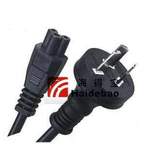 SAA Approval Australian 3 Pin Plug with Iec C5 Laptop Power Cords (D06/QT1)