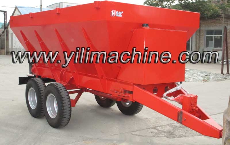 Tractor Trailed Spreader Fertilizer Spreading Machine