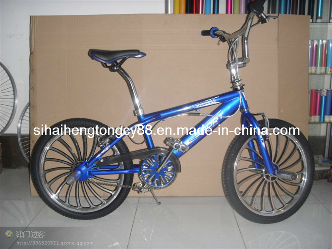Blue Color Free Style Bicycle with One PC Alloy Rim (SH-FS004)