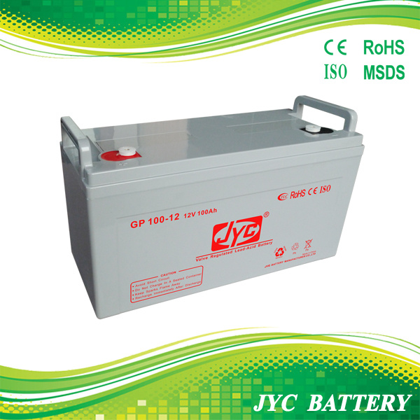 12V 100ah Long Life Sealed Lead Acid Battery with Mf