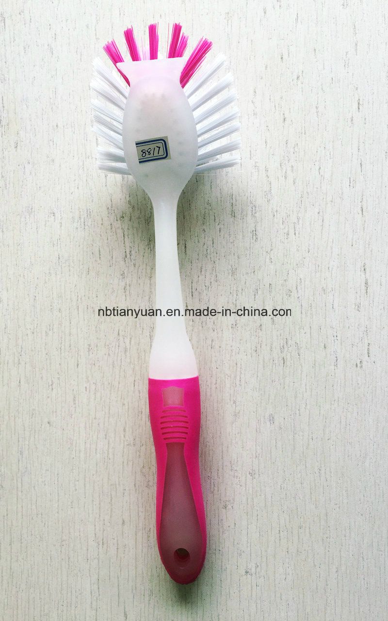 Colored Dish Brush with Soft Handle