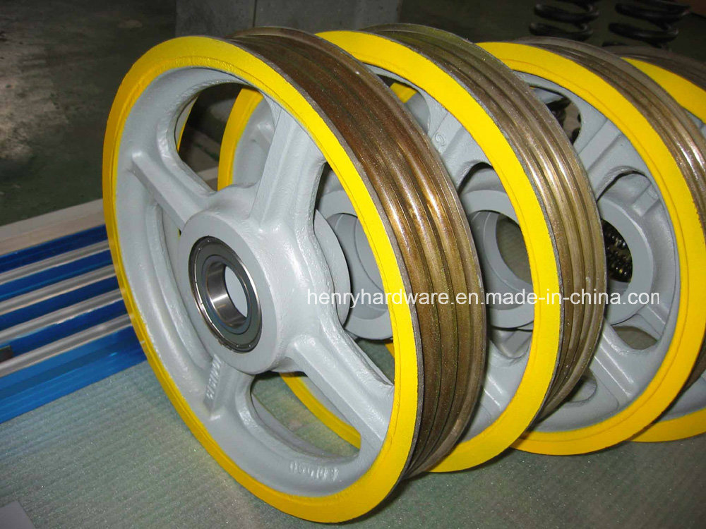 Customized Elevator Pulley, Elevator Wheel, Elevator Sheave Pulley