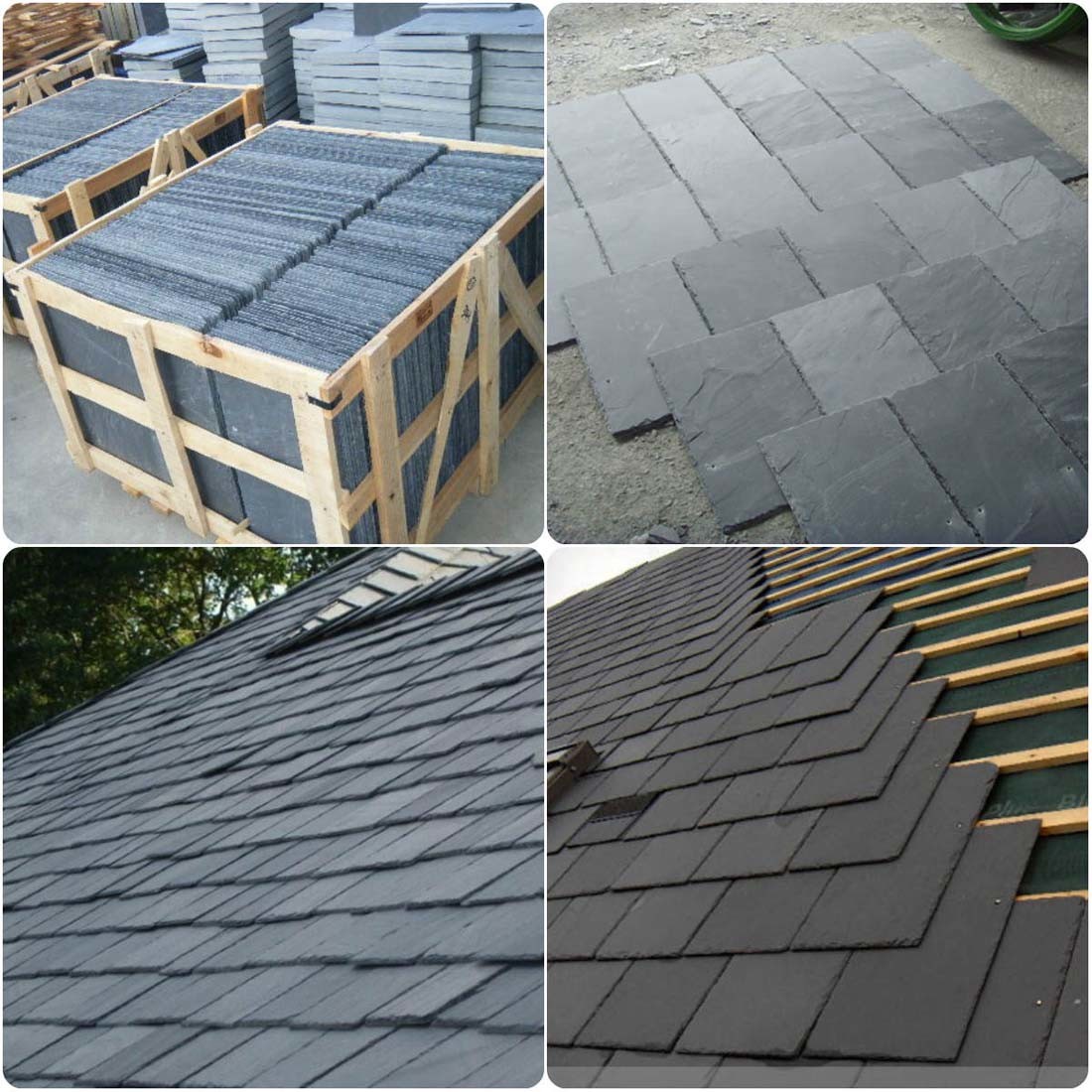 China Black Rustic Grey Roofing/Culture Slate