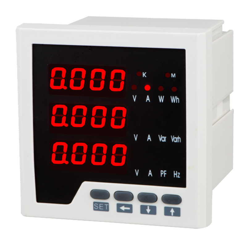 LED Three Phase Electric Network Multifunctional Power Meter