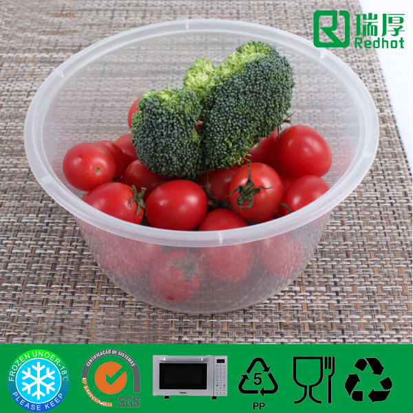 Biodegradable Plastic Container for Food Storage 3500ml