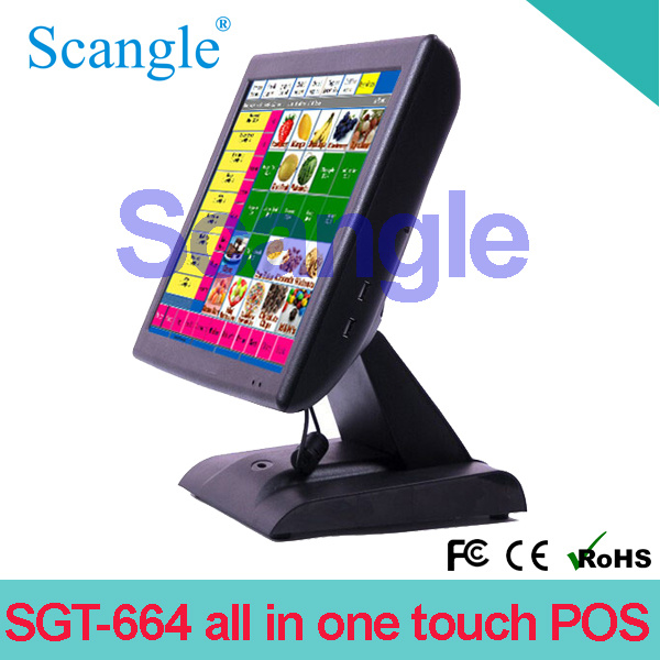 5 Wire Resistive Touch 15inch POS Computer