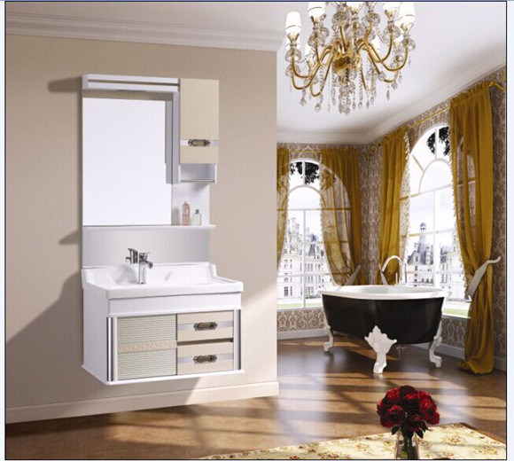 PVC&Stainless Steel Cabinet for Bathroom CE Certificate (W-603)