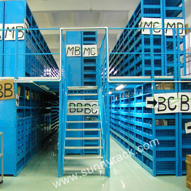Pallet Supported Warehouse Storage Mezzanine Rack