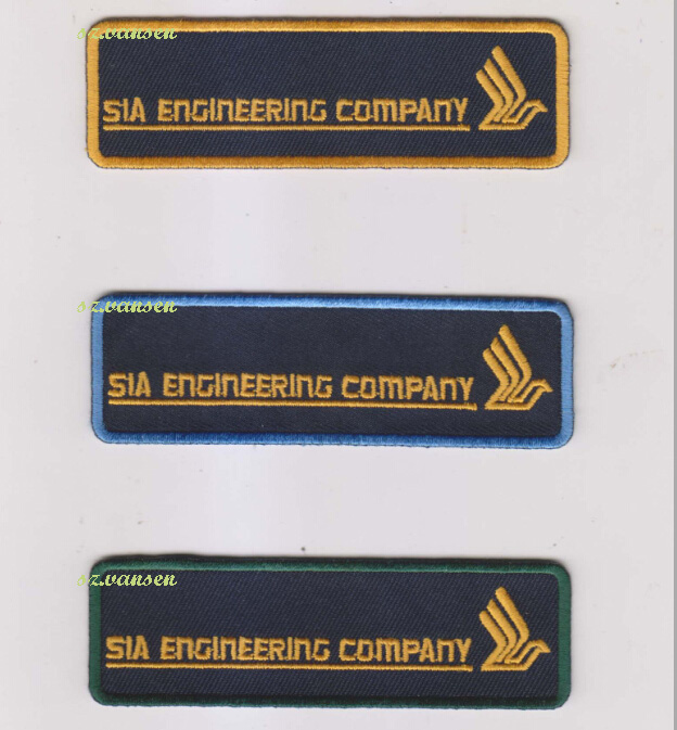 Embroidery Badge with Different Border Threads (V5002)
