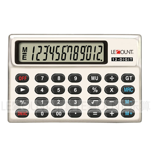 12 Digits Credit-Card Size Calculator (LC366)