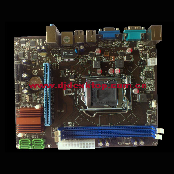 Micro ATX H61-1155 Computer Mainboard with 2*DDR3/4*SATA//4*USB