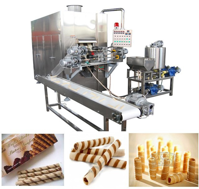 Wafer Stick Egg Roll Production Line (HG-WSB60)