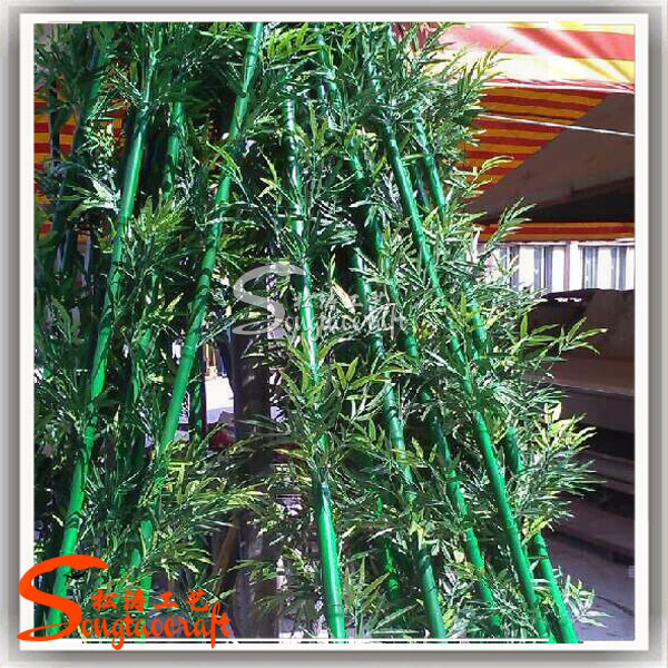 Plastic and Reasonable Price Artificial Bamboo for Decoration
