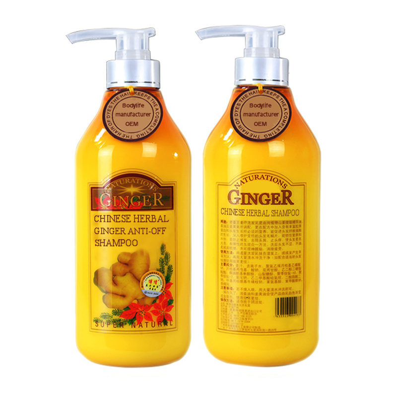 Shampoo for Anti-off Hair with Ginger Skin Care OEM