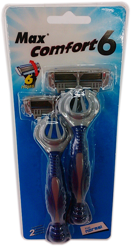 P6 Razor, 6 Sensor Blades Razor, Match to Dorco Pace6 for Men (JG-S9600)