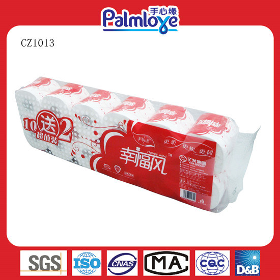 3ply Toilet Tissue/ Soft Roll Paper (CZ-1013)