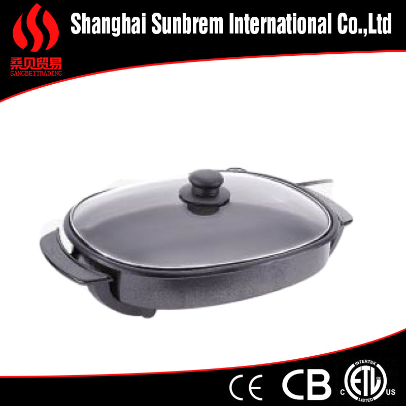 Non Stick Square Shape Electrical Pizza Pan (Dia: 42/32cm)