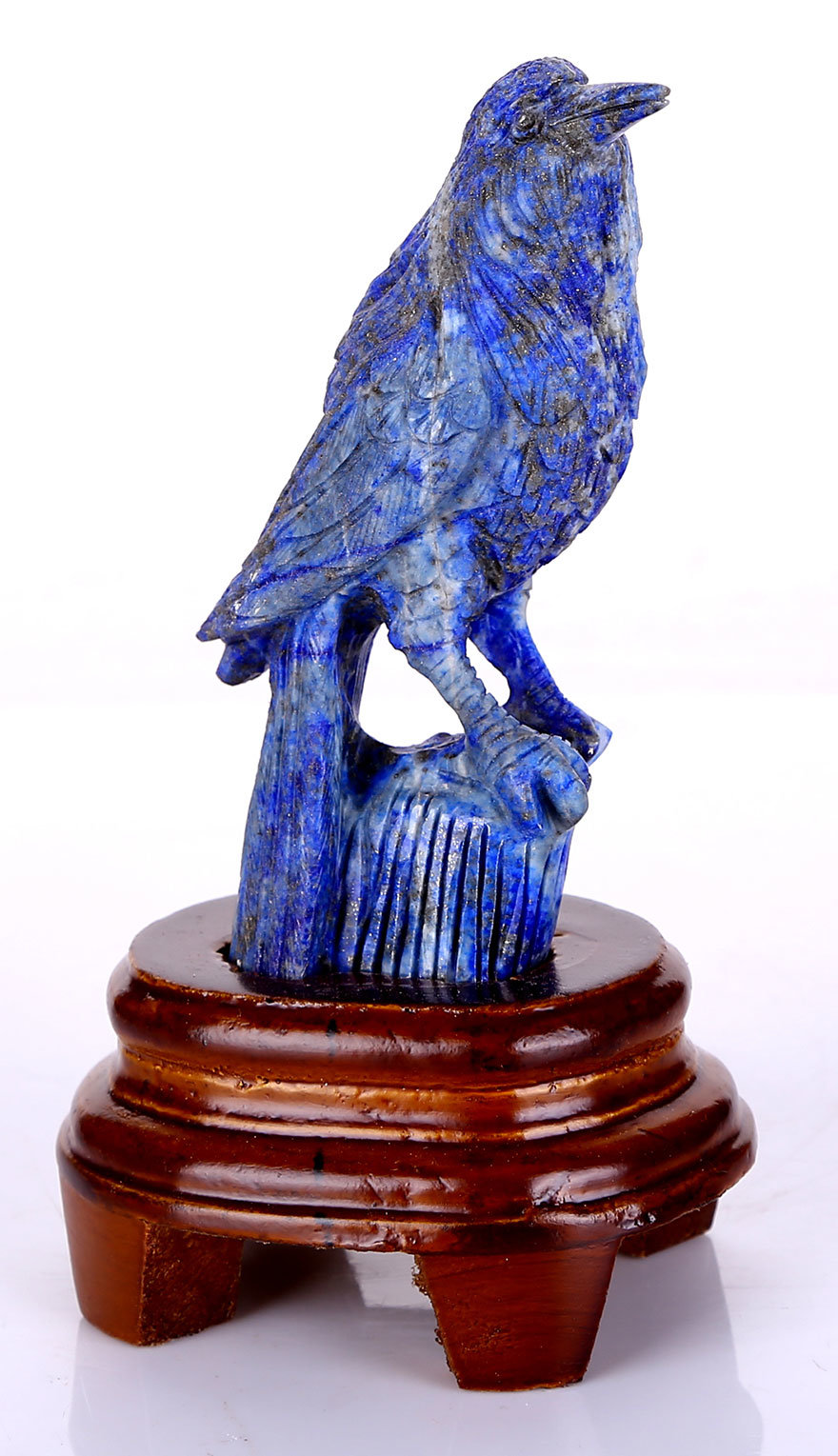 Lapis Lazuli Bird Carving Animal Figurine (AH12)