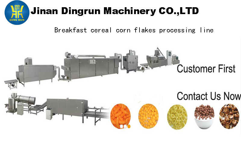 Breakfast Cereal Corn Flakes Processing Line (DSE65-III)