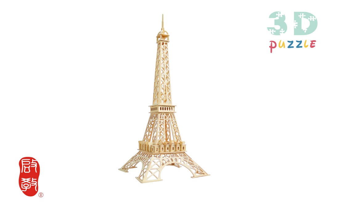 3D Wooden Simulate Models Structure Model Eiffel Tower