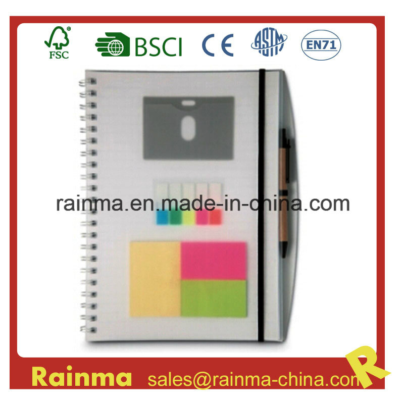 PVC Cover Notebook with Memo Sticky