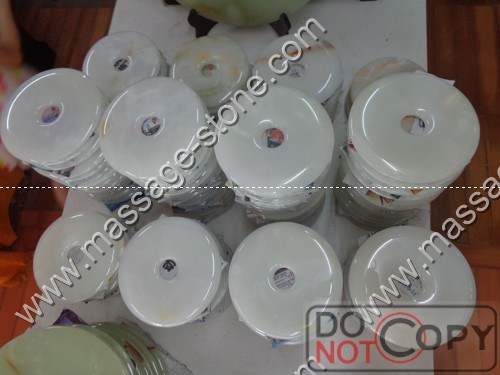 Small White Jade Bi and Jade Discs for Home Decorations
