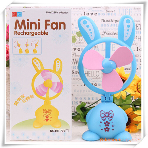 Promotional Gift for Rachargeable Mini Fan in Rabbit Shaped