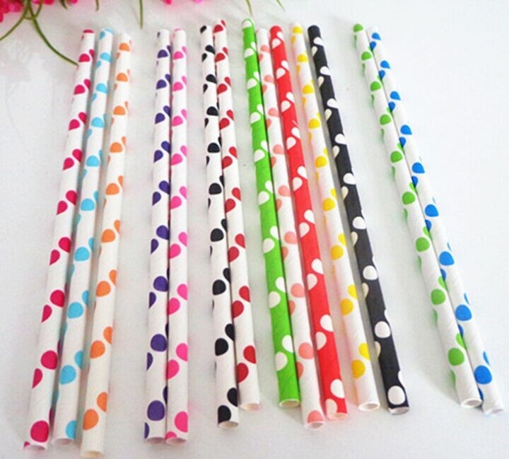 Colorful High Quality Paper Straws