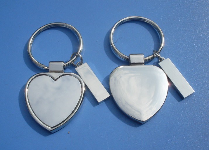 Metal Simple Zinc Alloy Heart Keychaina0022