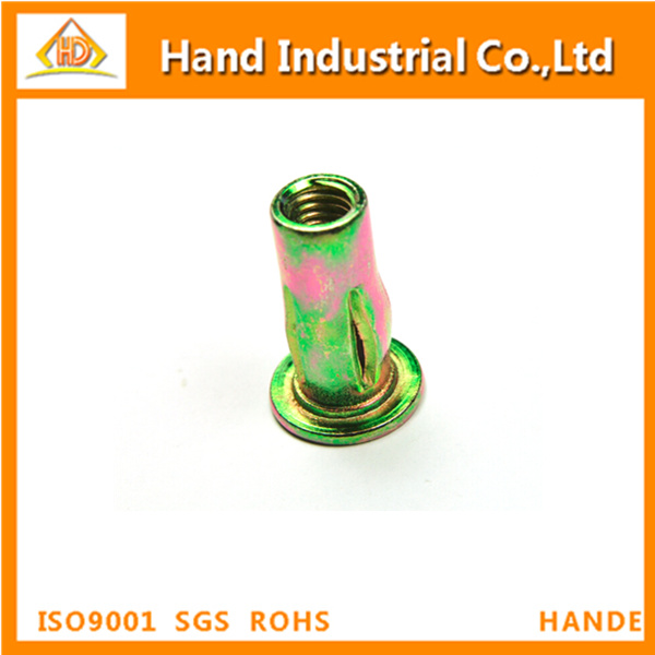 Stainless Steel Countersunk Head Slotted Open End Rivet Nut