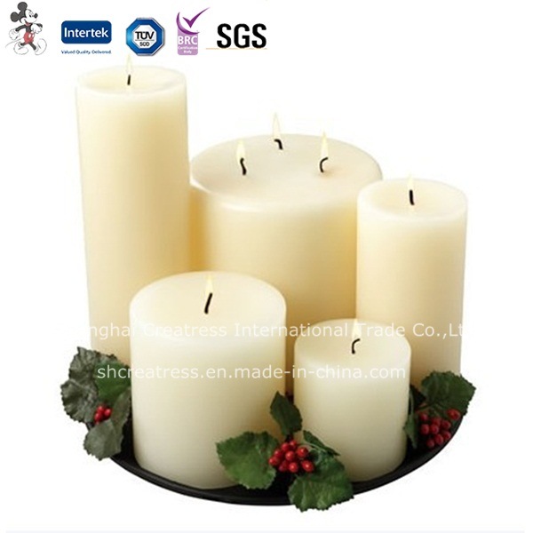 Massage Cheap Scented White Pillar Candles