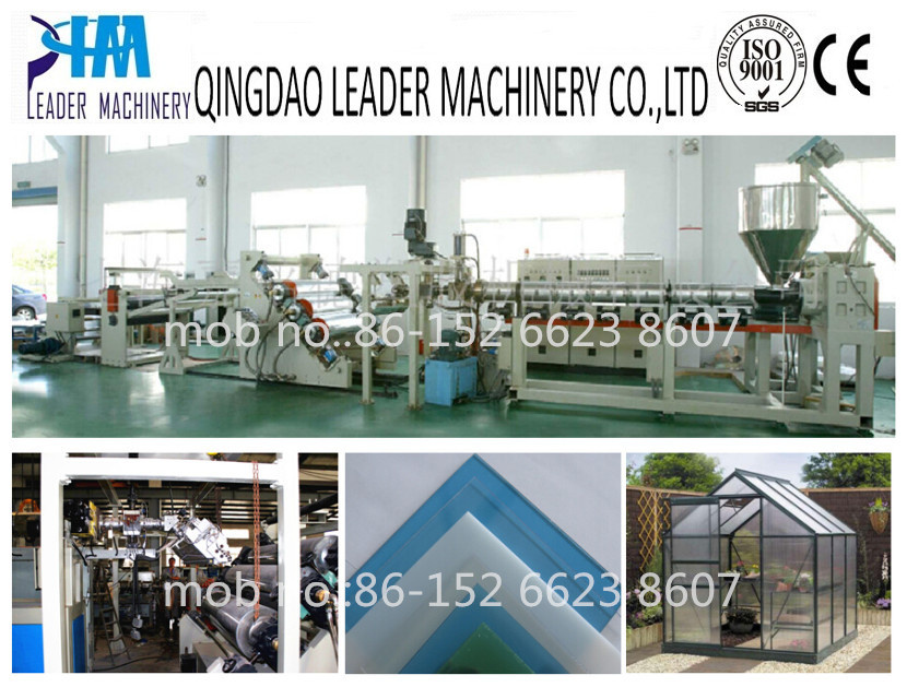 Plastic Sheet Machinery Polycarbonate PC Solid Sheet Making Machinery